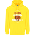 No Floor Burns No Glory Basketball Childrens Kids Hoodie Yellow