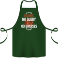 No Floor Burns No Glory Basketball Cotton Apron 100% Organic Forest Green