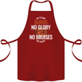 No Floor Burns No Glory Basketball Cotton Apron 100% Organic Maroon