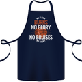 No Floor Burns No Glory Basketball Cotton Apron 100% Organic Navy Blue