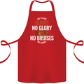 No Floor Burns No Glory Basketball Cotton Apron 100% Organic Red