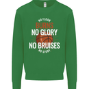 No Floor Burns No Glory Basketball Kids Sweatshirt Jumper Irish Green