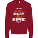 No Floor Burns No Glory Basketball Kids Sweatshirt Jumper Red