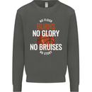 No Floor Burns No Glory Basketball Kids Sweatshirt Jumper Storm Grey