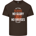 No Floor Burns No Glory Basketball Kids T-Shirt Childrens Chocolate
