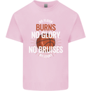 No Floor Burns No Glory Basketball Kids T-Shirt Childrens Light Pink