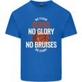 No Floor Burns No Glory Basketball Kids T-Shirt Childrens Royal Blue