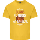No Floor Burns No Glory Basketball Kids T-Shirt Childrens Yellow