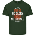 No Floor Burns No Glory Basketball Mens Cotton T-Shirt Tee Top Forest Green