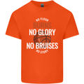 No Floor Burns No Glory Basketball Mens Cotton T-Shirt Tee Top Orange