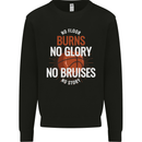 No Floor Burns No Glory Basketball Mens Sweatshirt Jumper Black