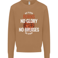 No Floor Burns No Glory Basketball Mens Sweatshirt Jumper Caramel Latte