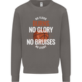 No Floor Burns No Glory Basketball Mens Sweatshirt Jumper Charcoal