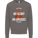 No Floor Burns No Glory Basketball Mens Sweatshirt Jumper Charcoal