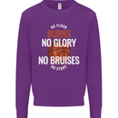 No Floor Burns No Glory Basketball Mens Sweatshirt Jumper Purple