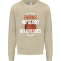 No Floor Burns No Glory Basketball Mens Sweatshirt Jumper Sand