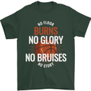 No Floor Burns No Glory Basketball Mens T-Shirt Cotton Gildan Forest Green
