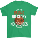 No Floor Burns No Glory Basketball Mens T-Shirt Cotton Gildan Irish Green