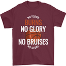 No Floor Burns No Glory Basketball Mens T-Shirt Cotton Gildan Maroon