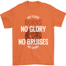 No Floor Burns No Glory Basketball Mens T-Shirt Cotton Gildan Orange
