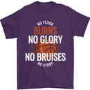 No Floor Burns No Glory Basketball Mens T-Shirt Cotton Gildan Purple