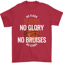 No Floor Burns No Glory Basketball Mens T-Shirt Cotton Gildan Red