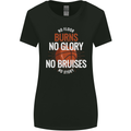 No Floor Burns No Glory Basketball Womens Wider Cut T-Shirt Black