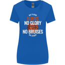 No Floor Burns No Glory Basketball Womens Wider Cut T-Shirt Royal Blue
