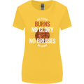 No Floor Burns No Glory Basketball Womens Wider Cut T-Shirt Yellow