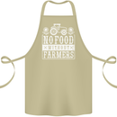 No Food Without Farming Farmers Cotton Apron 100% Organic Khaki