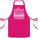 No Food Without Farming Farmers Cotton Apron 100% Organic Pink