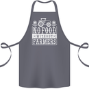 No Food Without Farming Farmers Cotton Apron 100% Organic Steel