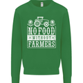 No Food Without Farming Farmers Kids Sweatshirt Jumper Irish Green