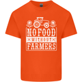 No Food Without Farming Farmers Kids T-Shirt Childrens Orange