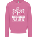 No Food Without Farming Farmers Mens Sweatshirt Jumper Azalea