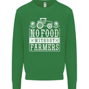 No Food Without Farming Farmers Mens Sweatshirt Jumper Irish Green