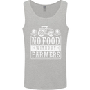 No Food Without Farming Farmers Mens Vest Tank Top Sports Grey