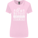 No Food Without Farming Farmers Womens Wider Cut T-Shirt Light Pink