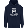 No Oil Left Vehicle Overnight 4X4 Off Road Childrens Kids Hoodie Navy Blue