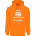 No Oil Left Vehicle Overnight 4X4 Off Road Childrens Kids Hoodie Orange