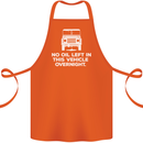No Oil Left Vehicle Overnight 4X4 Off Road Cotton Apron 100% Organic Orange