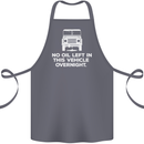 No Oil Left Vehicle Overnight 4X4 Off Road Cotton Apron 100% Organic Steel