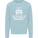 No Oil Left Vehicle Overnight 4X4 Off Road Kids Sweatshirt Jumper Light Blue