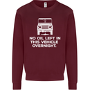 No Oil Left Vehicle Overnight 4X4 Off Road Kids Sweatshirt Jumper Maroon