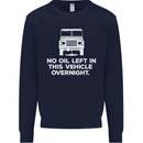 No Oil Left Vehicle Overnight 4X4 Off Road Kids Sweatshirt Jumper Navy Blue