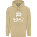 No Oil Left Vehicle Overnight 4X4 Off Road Mens 80% Cotton Hoodie Sand