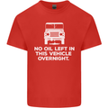 No Oil Left Vehicle Overnight 4X4 Off Road Mens Cotton T-Shirt Tee Top Red