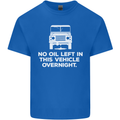 No Oil Left Vehicle Overnight 4X4 Off Road Mens Cotton T-Shirt Tee Top Royal Blue