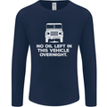 No Oil Left Vehicle Overnight 4X4 Off Road Mens Long Sleeve T-Shirt Navy Blue