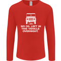 No Oil Left Vehicle Overnight 4X4 Off Road Mens Long Sleeve T-Shirt Red